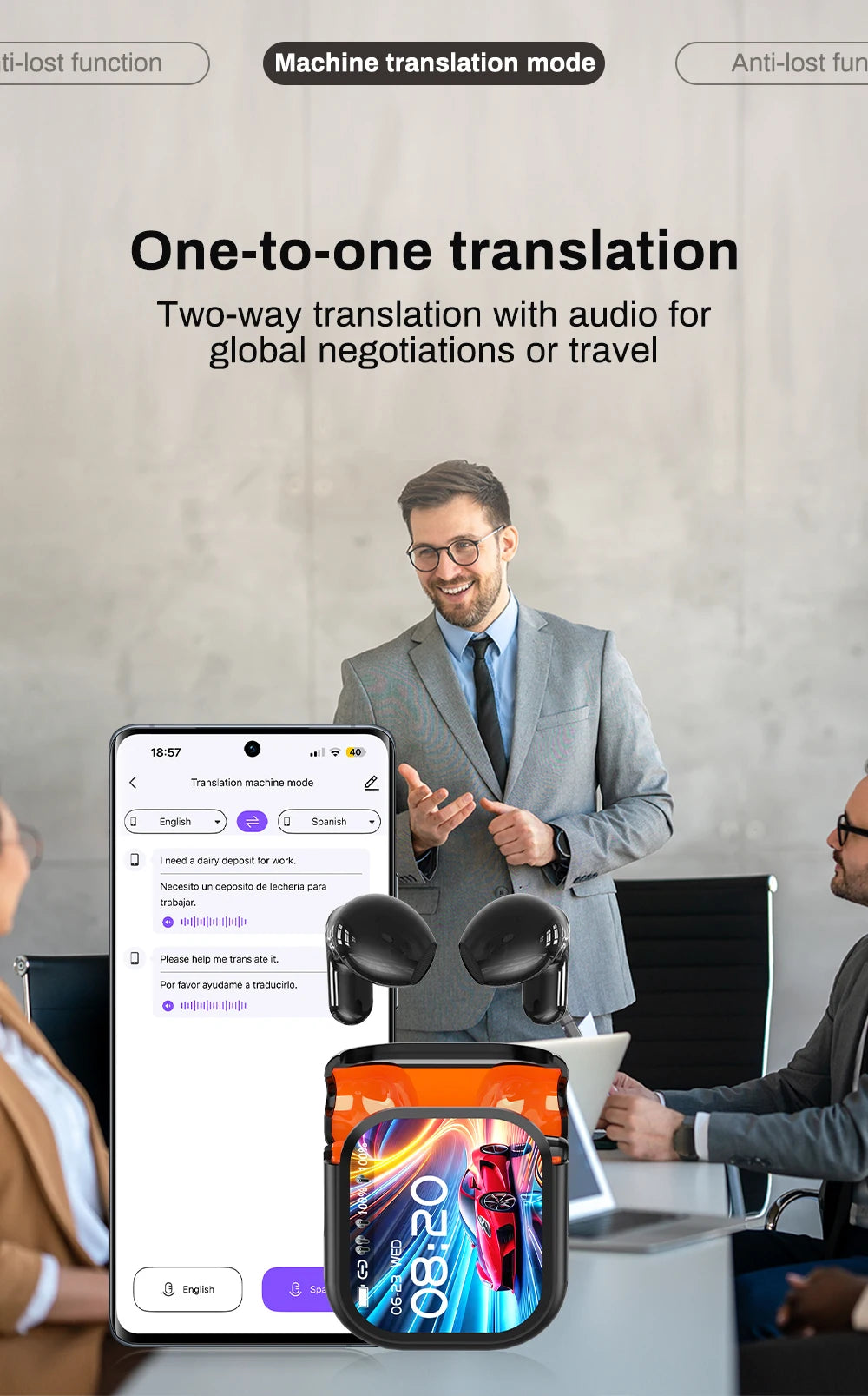 AI Translator Earbuds