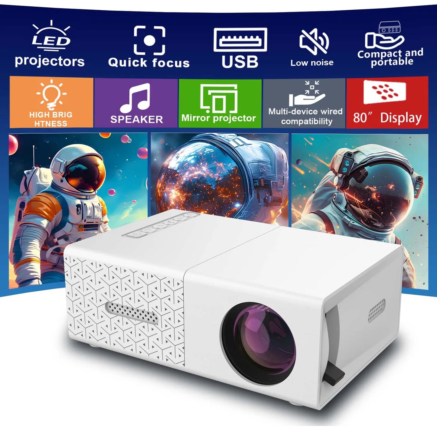 Projector Small Size Portable