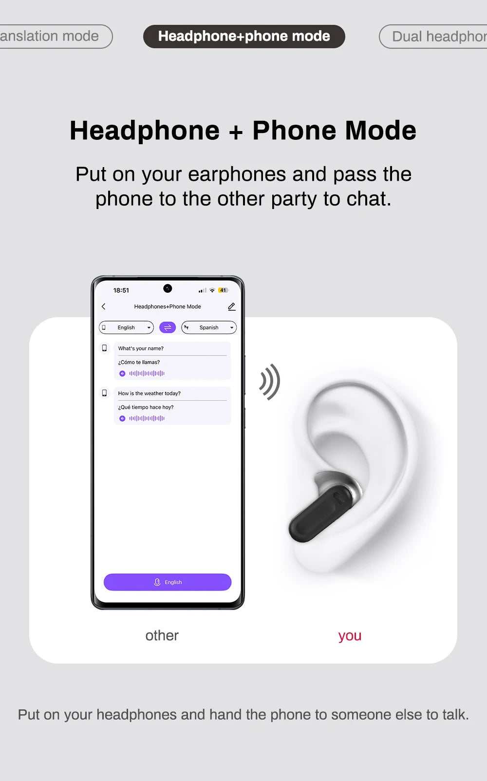 AI Translator Earbuds